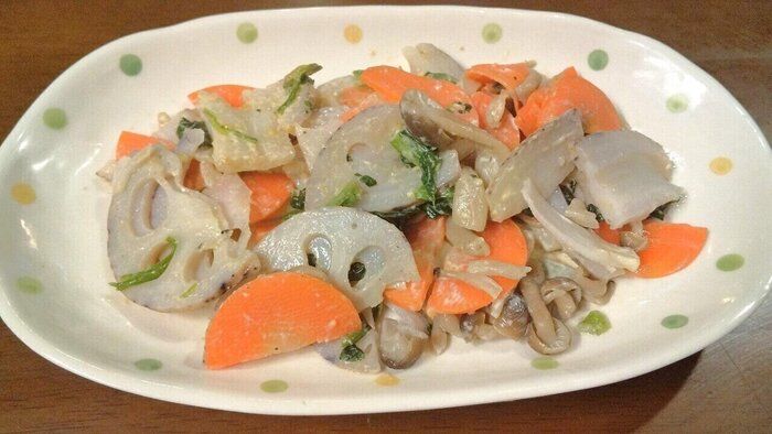 からだポカポカ温まる【旬食材】「根菜」をたっぷり＆おいしく食べられる簡単味噌マヨ和えのレシピ
