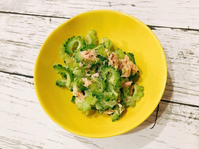 【旬野菜】ゴーヤの大量消費にも！7分でできるシャキシャキゴーヤのツナ和え